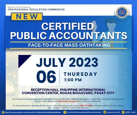 cpa oath taking 2023|FACE.